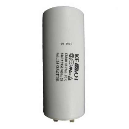 Condensator Motor Cu Surub Conector -  80uf / 450v