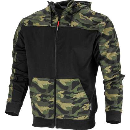 Jacheta Hanorac Cu Gluga Si Fermoar / Camuflaj - Xl