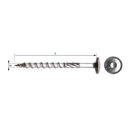 Suruburi Cu Cap Torx Torbante T30 6x80mm, 100/set