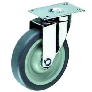 Roata Furca Pivotanta, Tpr Gri -  75 X 31 Mm