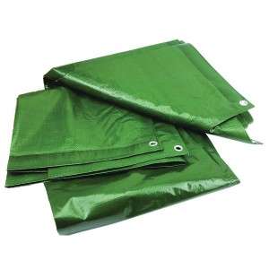Prelata Cu Inele 120 G/Mp, 5X6 M, Verde
