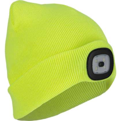 Caciula Cu Iluminare (detasabila) / 4 Leduri / Galben