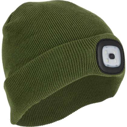 Caciula Cu Iluminare (detasabila) / 4 Leduri / Verde