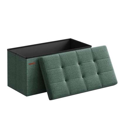 Taburet Pliabil Depozitare Dublu - 76x38x38cm / Verde