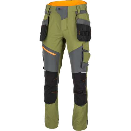 Pantalon Lucru Super-flexibil / Verde - L