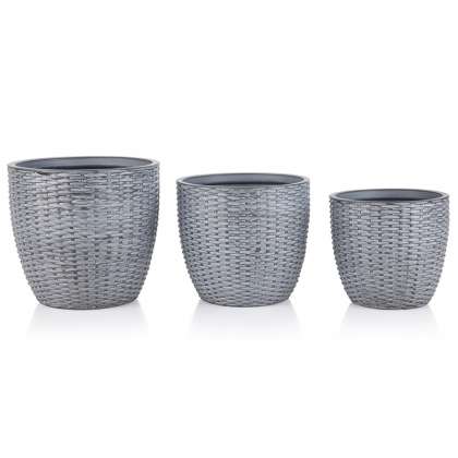 Set Ghivece Exterior - Evora, 3p.