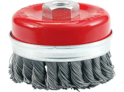 Perie Cupă 100Mm, Prindere M14, Cu Toroane Din Sârmă