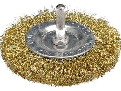 Perie CircularĂ Din SÂrmĂ Cu TijĂ 75mm