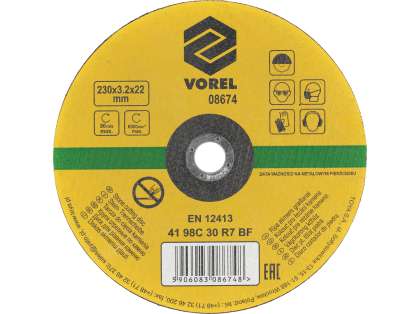 Disc Tăiat Piatră 230X3,2X22Mm