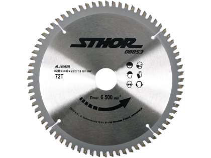 Disc Fierastrău Circular Pentru Aluminiu D210 T72 D30