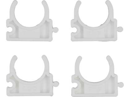 Set 4 Cleme Suport Țeavă Pvc, Pe, Pe-X, Pp, Pb, 20Mm