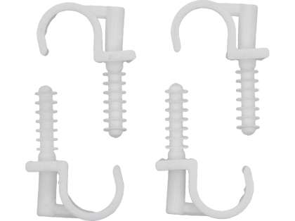 Set 4 Cleme Simple Cu Montare Rapidă, Pentru Țevi 20Mm