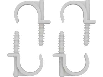 Set 4 Cleme Simple Cu Montare Rapidă, Pentru Țevi 28Mm