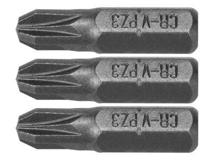 Set 3 BiȚi 1/4'' Pz3x25mm