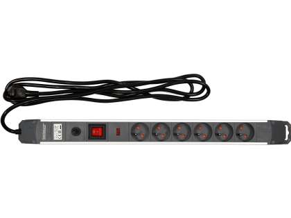 Prelungitor Electric, 6 Prize, Cu Întrerupător, 3M