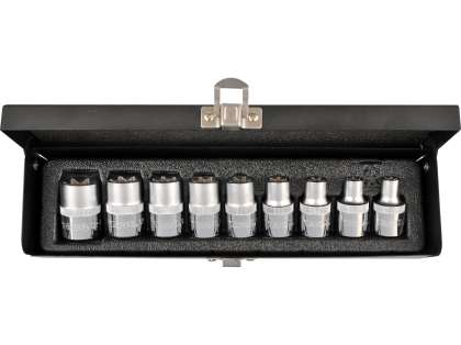 Trusă Tubulare Cr-V, 9 Buc, E10-E24