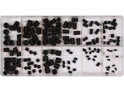 Set Șuruburi FĂrĂ Cap, Allen, 160 Buc