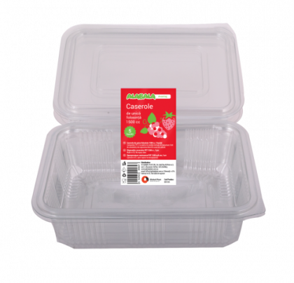 Caserola cu capac 1750cc 5/set