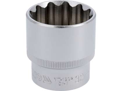 Cheie Tubulară Bihexagonală 32Mm, 1/2''