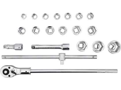 Set Chei Tubulare Hexagonale 3/4'', 21 Buc