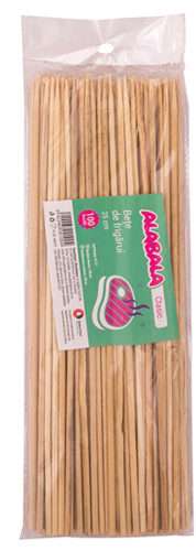 Alabala Bete din lemn pt. frigarui 25cm 100 /set