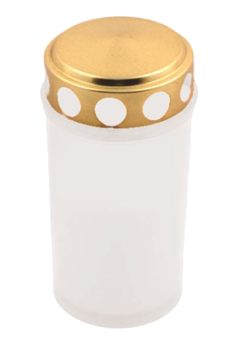 Candela TIP140 cu capac recip ALB timp ardere 36 h