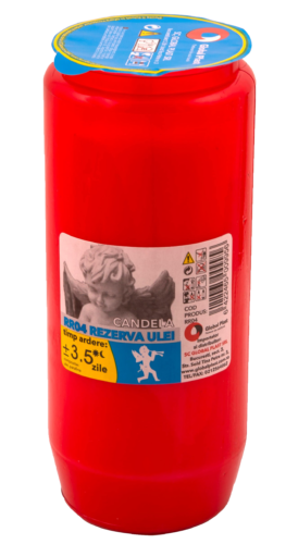Rezerva candela rosie timp de ardere ~84h