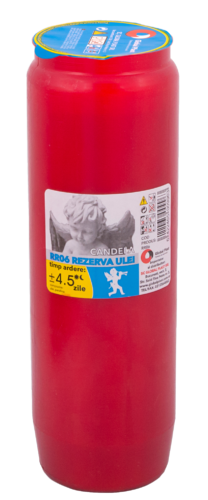 Rezerva candela rosie timp de ardere ~108h