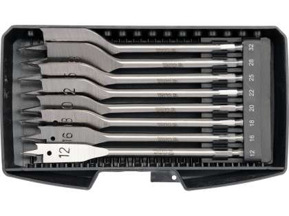 Set Burghie Plate Pentru Lemn 12-32Mm, 8 Buc