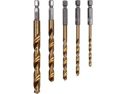 Set Burghie Metal, Titan, 1/4'', 5 Buc