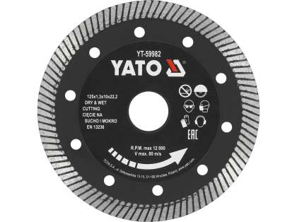 Disc Diamantat, 125x22.2x1.3mm