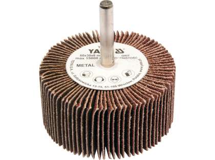 Perie Abrazivă Circulară Cu Tijă 60X30X6Mm, P120