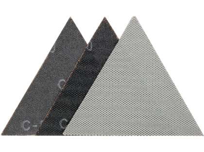 Plasa Abrazivă Triunghiulară Cu Velcro, 28Cm, 3Buc P80