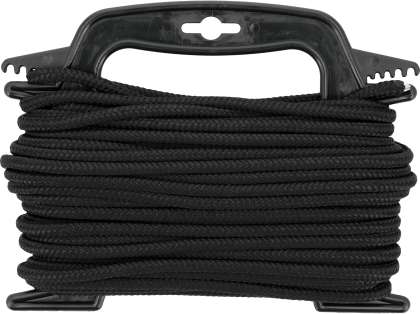 Cordelină Pp 6Mm 20M Negru