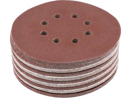 Set 50 Discuri Abrazive Velcro, 150Mm, 8 Găuri, P100