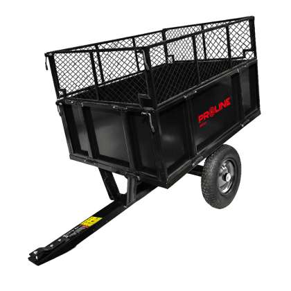 Remorca Basculanta Otel Cu Protap Si Grila 295l / 250kg
