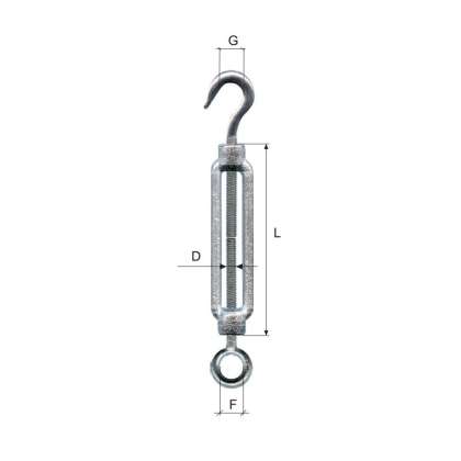 Intinzator Carlig - Inel 20mm / 17.5/25mmx200mm