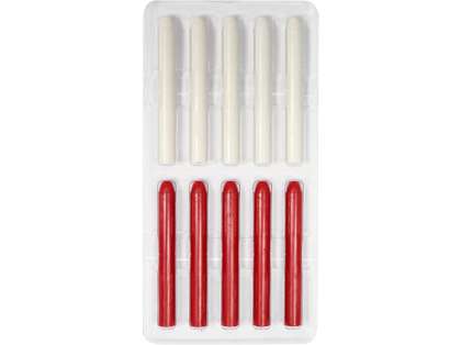Set 10 Rezerve De Ceară 10X85Mm, Pentru Creionul 09204