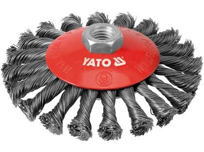 Perie Rotundă Pentru Bormașină Inox, 125Mm