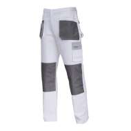 Pantalon Lucru Mediu-gros Bumbac / Alb - L/52