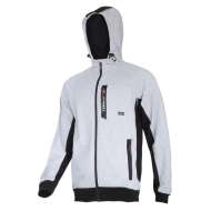 Jacheta Hanorac Premium Cu Gluga Si Fermoar / Gri - 3xl