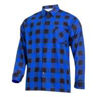 Camasa Flanel Cu Carouri / Albastru - M/h-170