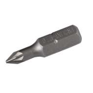 Varfuri Pozidriv 1/4" / 25mm - Pz1 / Blister, 2/set