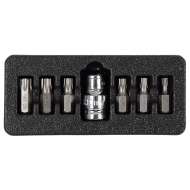 Set Varfuri Torx Cu Orificiu Cr-va S2 - 7p.
