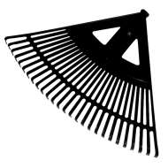 Grebla Plastic Evantai 430mm / 20 Dinti / Neagra