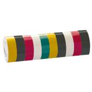 Benzi Izolatoare Multicolor 19x0.13mm / 3m, 3/set