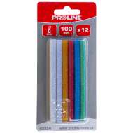 Baghete Silicon Sclipici In Blister 8x100mm, 12/set