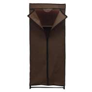 Dulap Haine Textil Cu Fermoar - 60x45x150cm / Maro