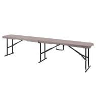Banca Pliabila Tip Ratan 183x28cm / 43cm / 360kg