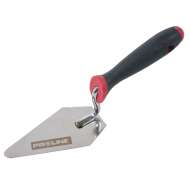 Mistrie Inox Triunghi-tesita Cu Maner Gumat 160x100mm